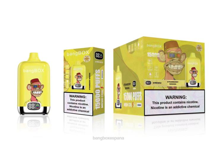 Bang Box Barcelona - Bang Box 15000 bocanadas plátano fresa