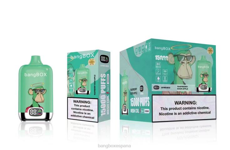 Bang Box Madrid - Bang Box 15000 bocanadas manzana agria de frambuesa