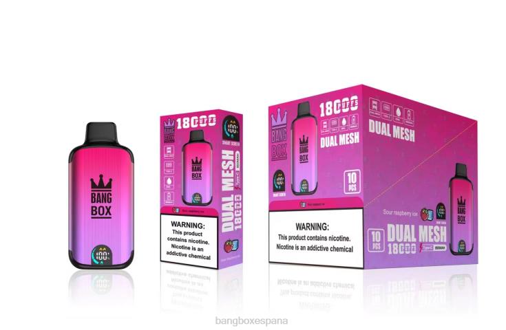 Bang Box Barcelona - Bang Box 18000 bocanadas hielo de frambuesa agria