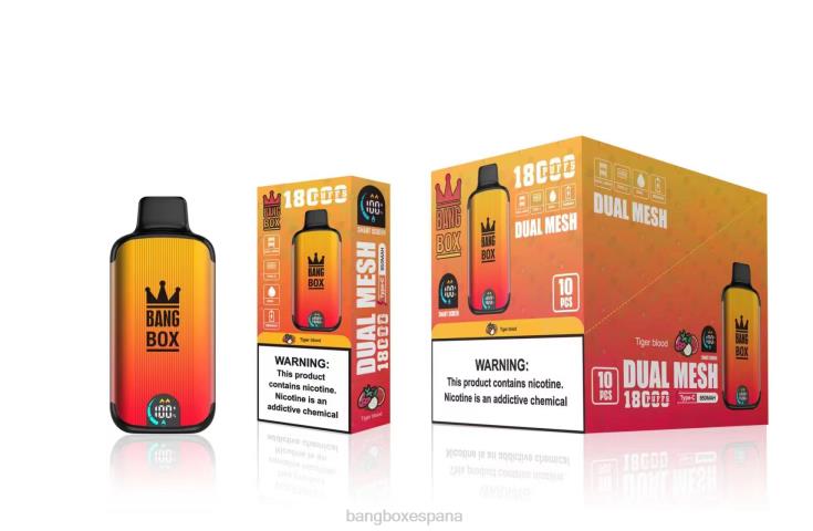 Bang Box Precio - Bang Box 18000 bocanadas sangre de tigre