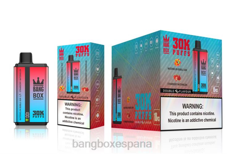 Bang Box Barcelona - Bang Box 30000 inhalaciones de dos sabores. chicle de sandía y sandía de fresa