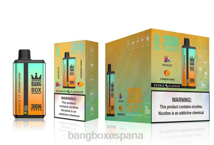 Bang Box Barcelona - Bang Box 30000 inhalaciones de dos sabores. hielo blue razz y mango fresa