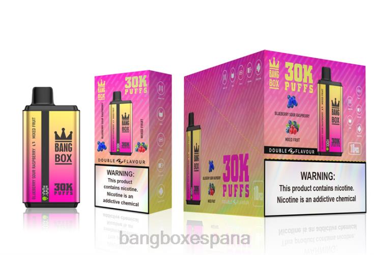 Bang Box España - Bang Box 30000 inhalaciones de dos sabores. arándanos, frambuesa ácida y frutas mixtas
