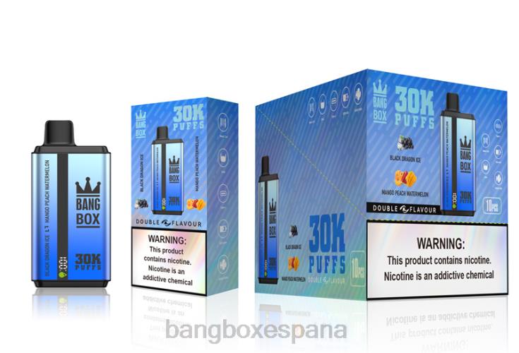 Bang Box España - Bang Box 30000 inhalaciones de dos sabores. sandía black dragon ice & mango melocotón