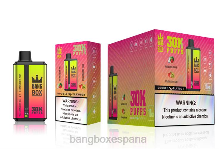 Bang Box Madrid - Bang Box 30000 inhalaciones de dos sabores. helado de sandía y kiwi fresa