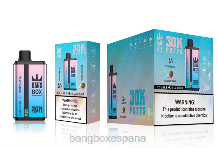 Bang Box Precio - Bang Box 30000 inhalaciones de dos sabores. hielo de arándanos y hielo de sandía
