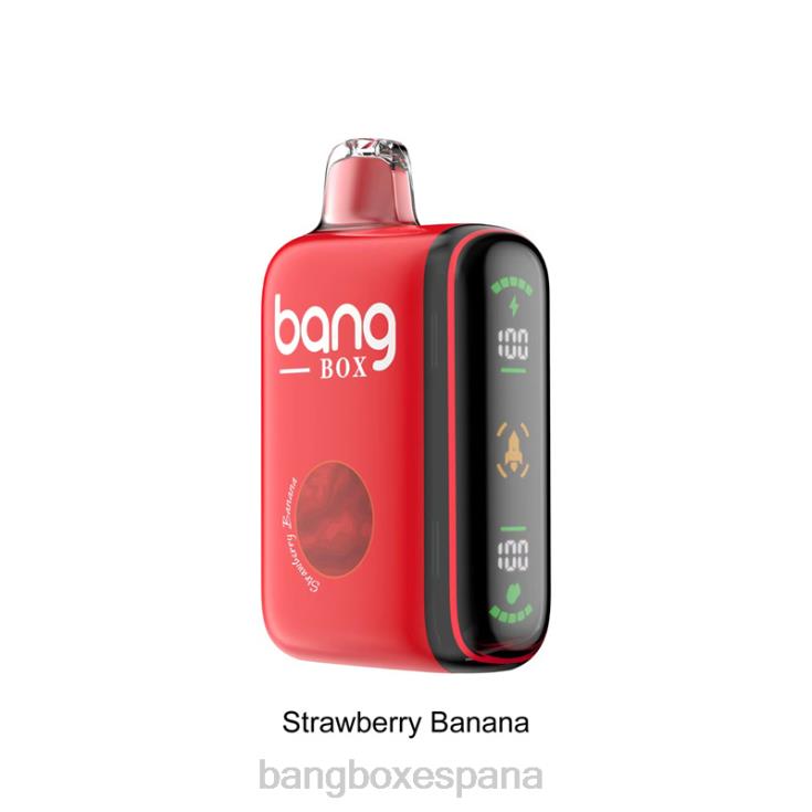 Bang Beach Vape - Bang Box Pantalla de potencia inteligente de 9000-18000 inhalaciones plátano fresa
