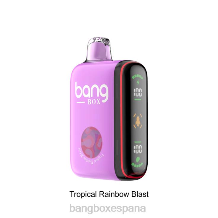 Bang Box España - Bang Box Pantalla de potencia inteligente de 9000-18000 inhalaciones explosión del arco iris tropical
