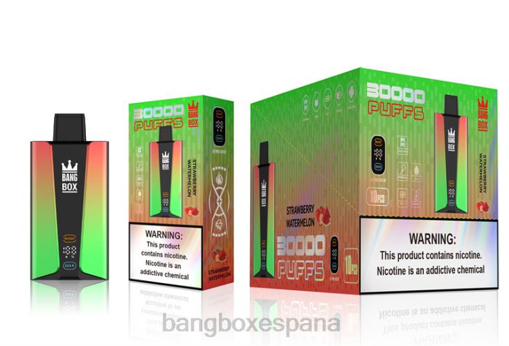 Bang Beach Vape - Bang Box Pantalla inteligente de 30000 inhalaciones sandia fresa