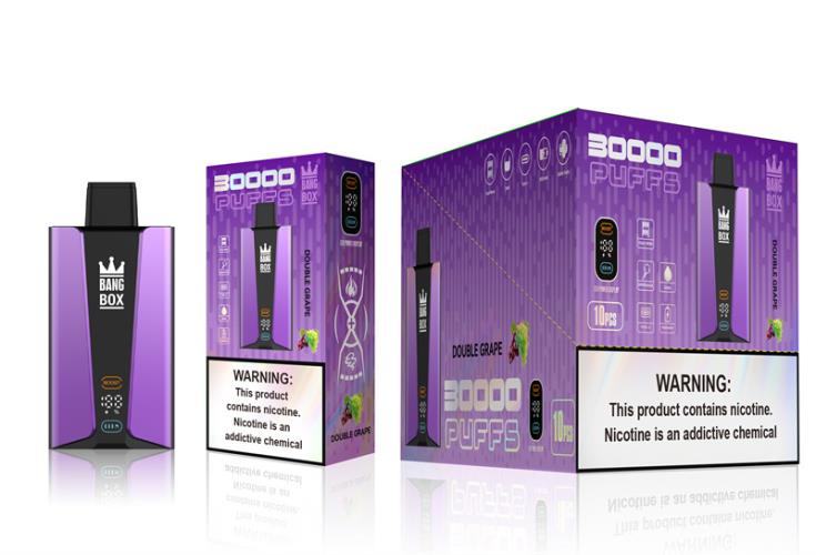 Bang Beach Vape - Bang Box Pantalla inteligente de 30000 inhalaciones uva doble