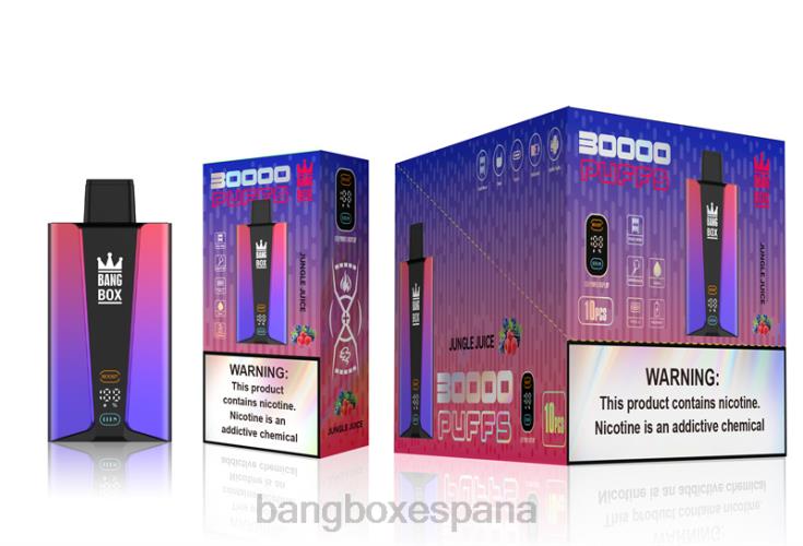 Bang Box Barcelona - Bang Box Pantalla inteligente de 30000 inhalaciones jugo de la selva