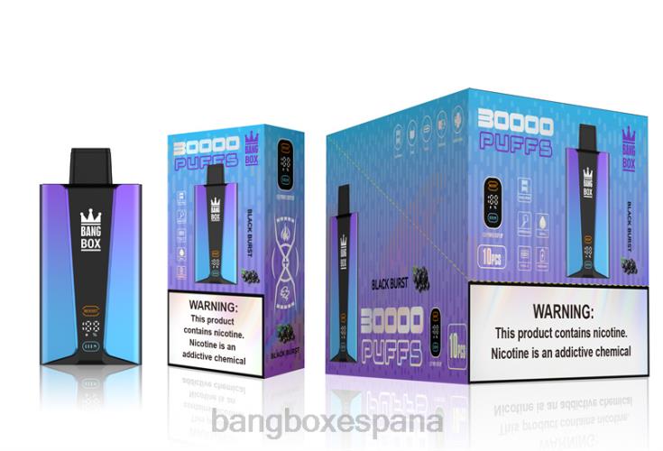 Bang Box Madrid - Bang Box Pantalla inteligente de 30000 inhalaciones estallido negro