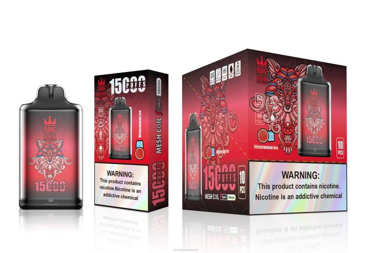 Bang Box España - Bang Box s1-15000 bocanadas hielo de sandia