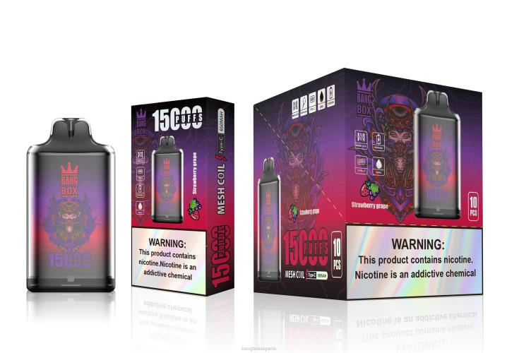 Bang Box España - Bang Box s1-15000 bocanadas uva fresa