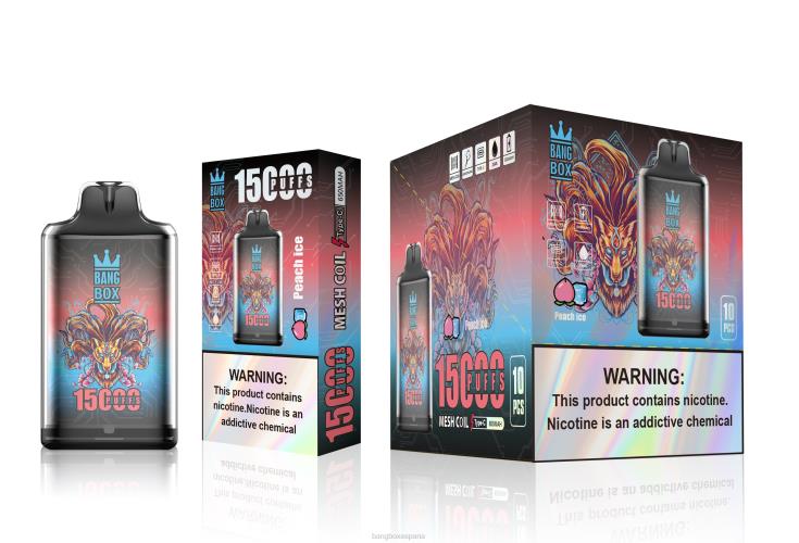 Bang Box Madrid - Bang Box s1-15000 bocanadas hielo de durazno