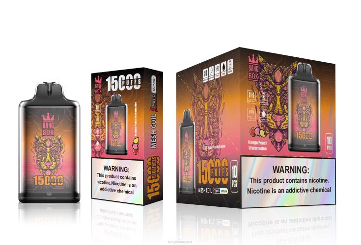 Bang Box Madrid - Bang Box s1-15000 bocanadas sandia mango durazno