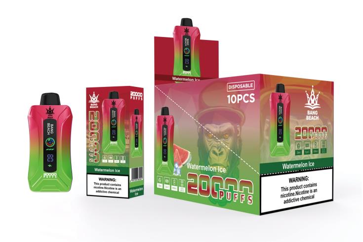 Bang Box Madrid - Bang Beach vape elegante de la pantalla de 20000 soplos hielo de sandia